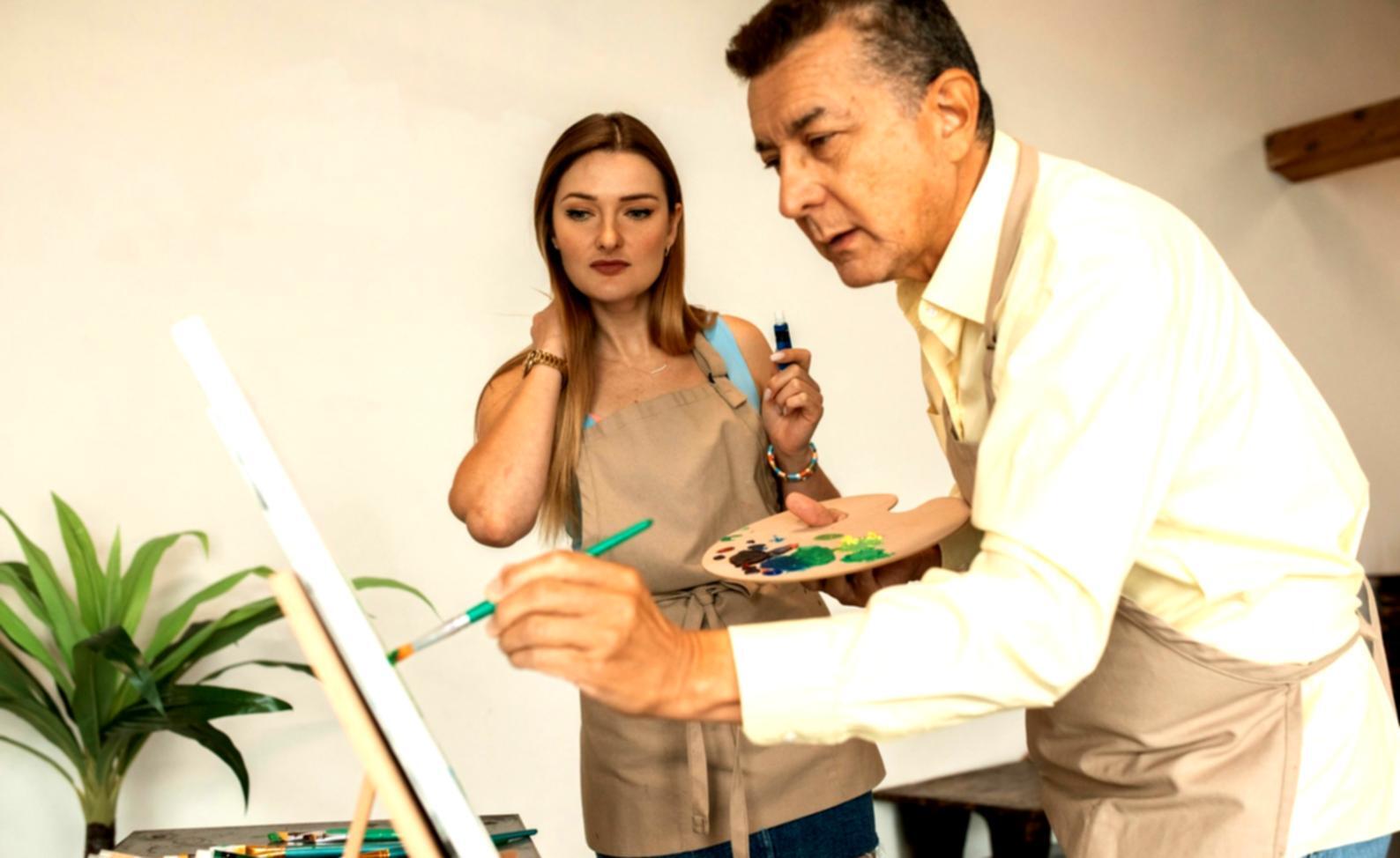 Esempio di illustrazione digitale con tecniche miste che combinano elementi vettoriali e raster